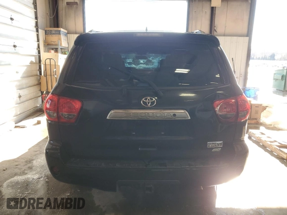 2016 Toyota Sequoia Platinum with VIN 5TDDW5G17GS129498, listed as a Copart auction lot 89099455 with 0 mi miles and Salvage Title. Bid and sale history available at carsss.com. Image 6.