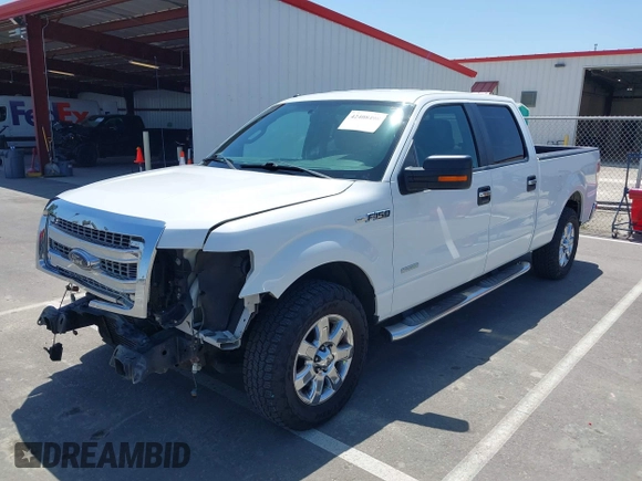 2014 Ford F-150 XL with VIN 1FTFW1CT0EKF76199, listed as a IAAI auction lot 42408498 with 103,695 mi miles and . Bid and sale history available at DreamBid. Image 2.