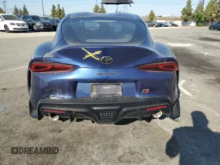 2020 Toyota GR Supra 3.0 with VIN WZ1DB4C02LW032496, listed as a Copart auction lot 60150484 with 0 mi miles and Salvage Title. Bid and sale history available at carsss.com. Image 6.