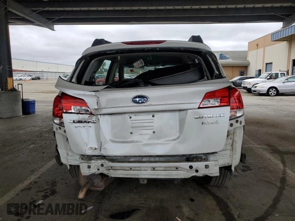 2011 Subaru Outback 2.5i with VIN 4S4BRBAC6B3406395, listed as a Copart auction lot 62387735 with 170,167 mi miles and Salvage title. Bid and sale history available at DreamBid. Image 6.