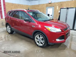 2014 Ford Escape Titanium with VIN 1FMCU9J9XEUE24302, listed as a Copart auction lot 52852485 with 181,372 mi miles and Clean Title. Bid and sale history available at carsss.com. Image 4.