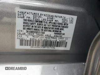 2024 Nissan Sentra SV с VIN 3N1AB8CV5RY317556, выставлен на аукционе Copart как лот 60233595 с пробегом 2 203 миль миль и Списание • Salvage title. История ставок и продаж доступна на DreamBid. Изображение 12.