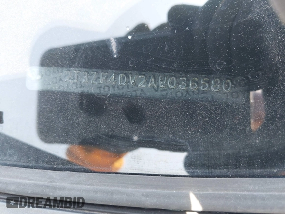 2010 Toyota RAV4 с VIN 2T3ZF4DV2AW036580, выставлен на аукционе IAAI как лот 42409728 с пробегом Не указан миль и . История ставок и продаж доступна на DreamBid. Изображение 9.
