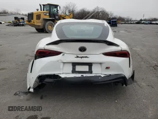 2021 Toyota GR Supra 3.0 with VIN WZ1DB0C05MW043065, listed as a Copart auction lot 43715255 with 0 mi miles and Clean Title. Bid and sale history available at carsss.com. Image 6.