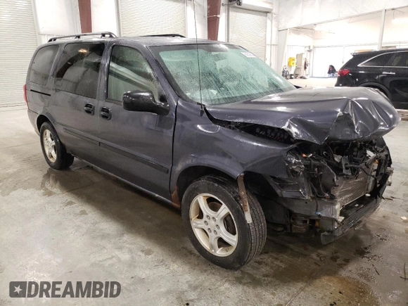 2008 Chevrolet Uplander LS with VIN 1GNDV23158D184043, listed as a Copart auction lot 80839884 with 114,859 mi miles and Salvage Title. Bid and sale history available at carsss.com. Image 4.