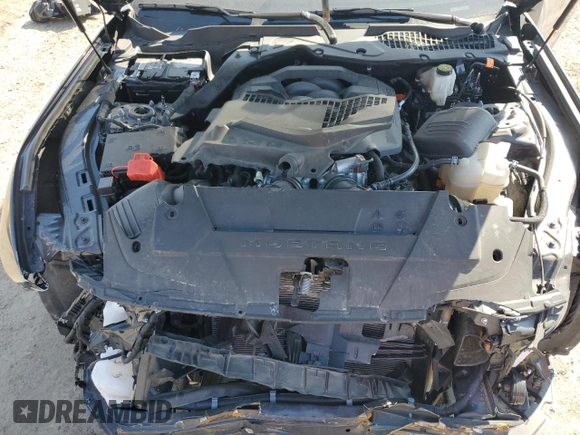 2024 Ford Mustang GT with VIN 1FA6P8CFXR5424747, listed as a Copart auction lot 52578245 with 32,975 mi miles and Salvage title. Bid and sale history available at DreamBid. Image 11.