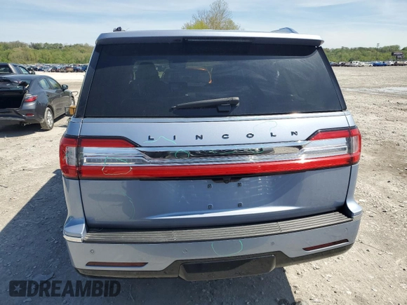2020 Lincoln Navigator Black Label with VIN 5LMJJ2TT8LEL01327, listed as a Copart auction lot 53777725 with 56,182 mi miles and Salvage title. Bid and sale history available at DreamBid. Image 6.
