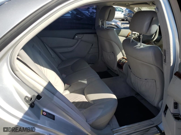 2006 Mercedes-Benz S-Class 5.0L with VIN WDBNG84J36A465246, listed as a Copart auction lot 68809814 with 0 mi miles and Salvage Title. Bid and sale history available at carsss.com. Image 10.