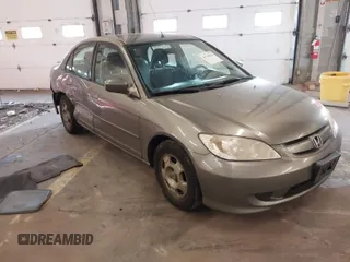 2005 Honda Civic with VIN JHMES96685S023276, listed as a IAAI auction lot 41749104 with 358,387 mi miles and . Bid and sale history available at DreamBid. Image 1.