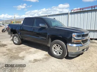 2017 Chevrolet Silverado 1500 LT with VIN 3GCPCREH2HG125128, listed as a Copart auction lot 83224824 with 93,467 mi miles and Salvage Title. Bid and sale history available at DreamBid. Image 4.