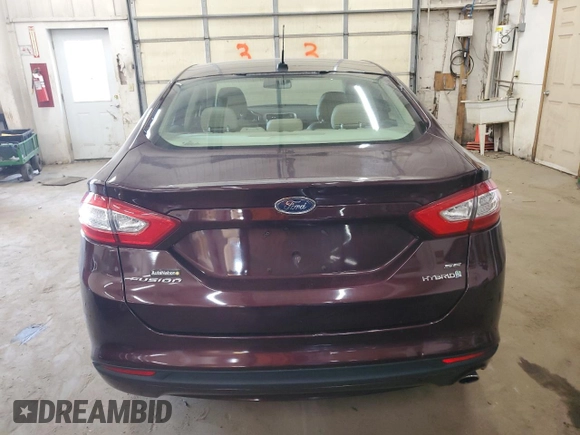 2013 Ford Fusion SE Hybrid with VIN 3FA6P0LU9DR260834, listed as a Copart auction lot 52384805 with 98,191 mi miles and Salvage Title. Bid and sale history available at DreamBid. Image 6.