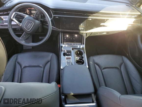 2022 Audi Q7 Premium Plus with VIN WA1LJBF74ND017937, listed as a Copart auction lot 43745035 with 22,989 mi miles and Salvage title. Bid and sale history available at DreamBid. Image 8.
