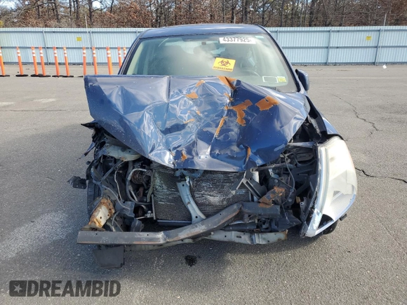 2009 Nissan Versa 1.8 S with VIN 3N1BC11E69L441683, listed as a Copart auction lot 43377925 with 111,958 mi miles and Salvage Title. Bid and sale history available at carsss.com. Image 5.