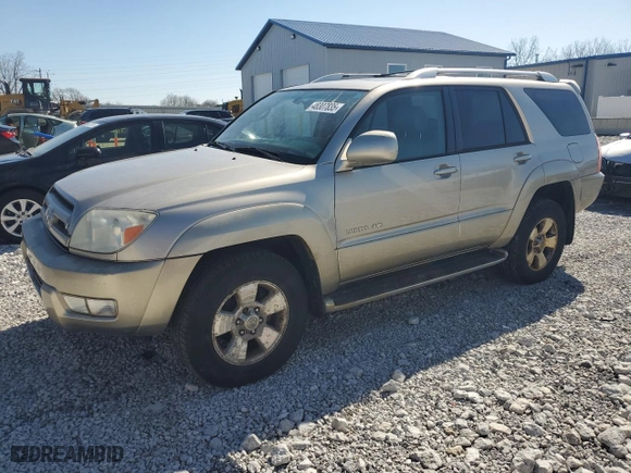 2004 Toyota 4Runner Limited with VIN JTEBT17R940036345, listed as a Copart auction lot 48307835 with 214,847 mi miles and Clean Title. Bid and sale history available at carsss.com. Image 1.