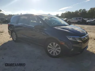 2018 Honda Odyssey LX with VIN 5FNRL6H2XJB085777, listed as a Copart auction lot 84414894 with 142,500 mi miles and Salvage Title. Bid and sale history available at carsss.com. Image 4.