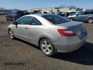 2008 Honda Civic Cpe EX-L with VIN 2HGFG12918H563672, listed as a Copart auction lot 51579475 with 184,584 mi miles and Salvage Title. Bid and sale history available at carsss.com. Image 2.