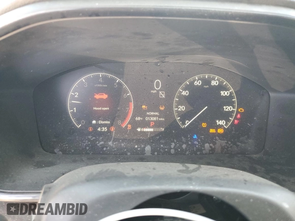 2024 Honda CR-V EX-L with VIN 7FARS3H75RE002348, listed as a Copart auction lot 49587955 with 13,081 mi miles and Salvage Title. Bid and sale history available at DreamBid. Image 9.