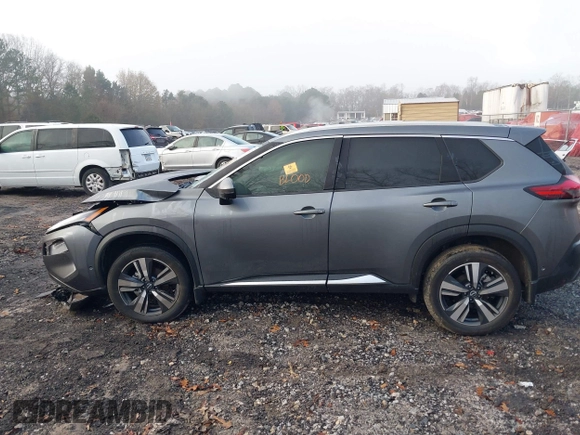 2022 Nissan Rogue SL with VIN 5N1BT3CA2NC730709, listed as a IAAI auction lot 41133228 with 40,794 mi miles and . Bid and sale history available at carsss.com. Image 14.