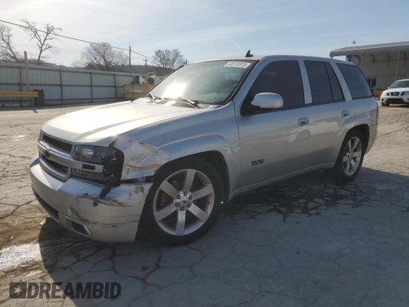 2006 Chevrolet TrailBlazer LT with VIN 1GNES13H262271797, listed as a Copart auction lot 50970815 with 197,724 mi miles and Salvage Title. Bid and sale history available at carsss.com. Image 1.