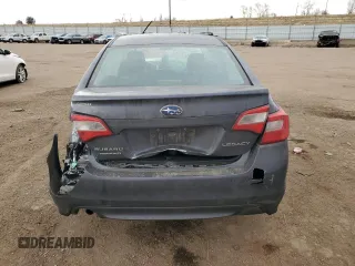 2016 Subaru Legacy 2.5i with VIN 4S3BNBA63G3012824, listed as a Copart auction lot 45487775 with 0 mi miles and Salvage Title. Bid and sale history available at carsss.com. Image 6.