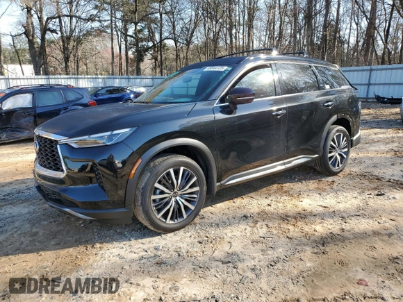 2024 Infiniti QX60 Autograph with VIN 5N1DL1HU6RC344915, listed as a Copart auction lot 48544125 with 7,927 mi miles and Salvage title. Bid and sale history available at DreamBid. Image 1.
