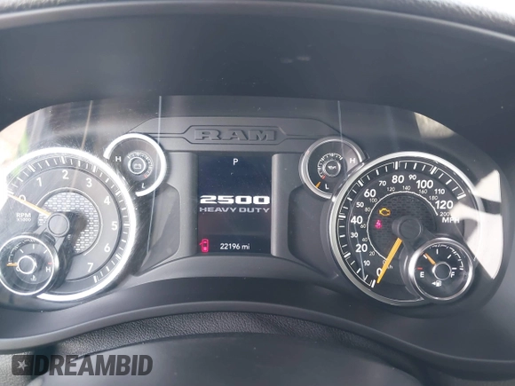 2021 Ram 2500 Tradesman with VIN 3C6UR5HJ9MG610232, listed as a IAAI auction lot 41072104 with 22,196 mi miles and . Bid and sale history available at DreamBid. Image 7.
