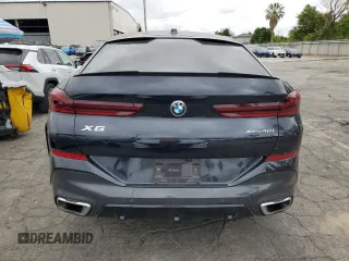 2025 BMW X6 xDrive40i with VIN 5UX33EX00S9W74119, listed as a Copart auction lot 53427535 with 20,282 mi miles and Clean Title. Bid and sale history available at carsss.com. Image 6.