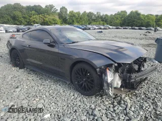 2019 Ford Mustang GT with VIN 1FA6P8CF2K5116462, listed as a Copart auction lot 61930195 with 122,623 mi miles and Salvage title. Bid and sale history available at DreamBid. Image 4.