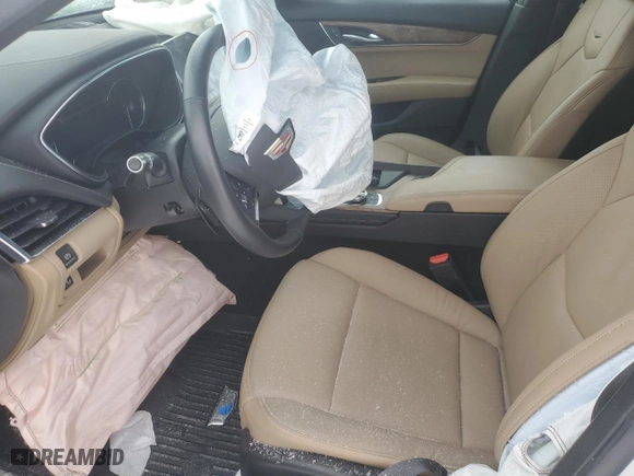 2024 Cadillac CT5 Premium Luxury with VIN 1G6DT5RK0R0102215, listed as a Copart auction lot 88257345 with 0 mi miles and Salvage Title. Bid and sale history available at carsss.com. Image 7.