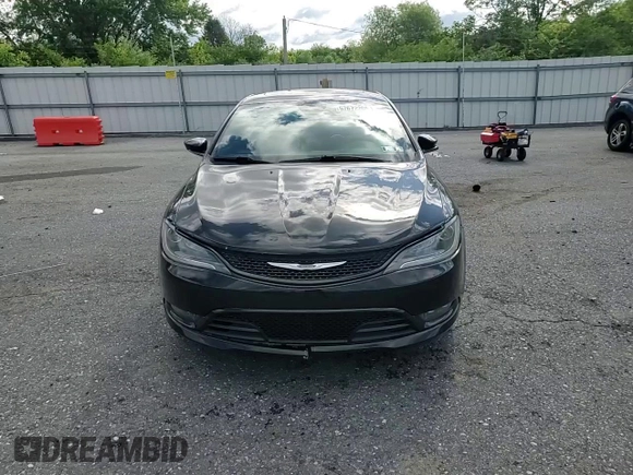 2015 Chrysler 200 S with VIN 1C3CCCBB9FN585794, listed as a Copart auction lot 57672205 with 155,468 mi miles and Salvage title. Bid and sale history available at DreamBid. Image 13.