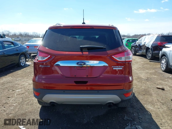 2016 Ford Escape Titanium with VIN 1FMCU0JX6GUC37684, listed as a IAAI auction lot 41829191 with 88,032 mi miles. Bid and sale history available at carsss.com. Image 16.
