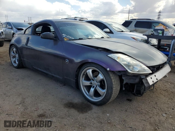 2006 Nissan 350Z Touring z VIN JN1AZ34D16M330498, wystawiony jako Copart lot #55139485 z przebiegiem 163 652 mil mil oraz Szkoda całkowita • Salvage title. Historia ofert i sprzedaży dostępna na DreamBid. Obrazek 4.
