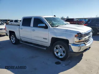 2017 Chevrolet Silverado 1500 LTZ with VIN 3GCPCSEJ6HG129354, listed as a Copart auction lot 80655804 with 78,556 mi miles and Salvage Title. Bid and sale history available at DreamBid. Image 4.