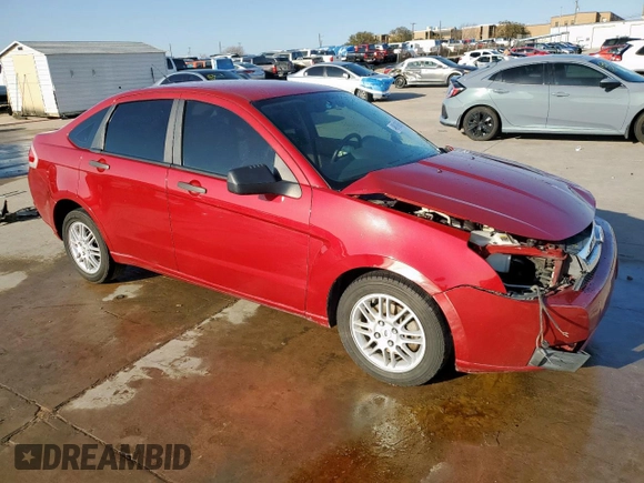 2011 Ford Focus SE with VIN 1FAHP3FN0BW102875, listed as a Copart auction lot 48618065 with 0 mi miles and Salvage Title. Bid and sale history available at carsss.com. Image 4.