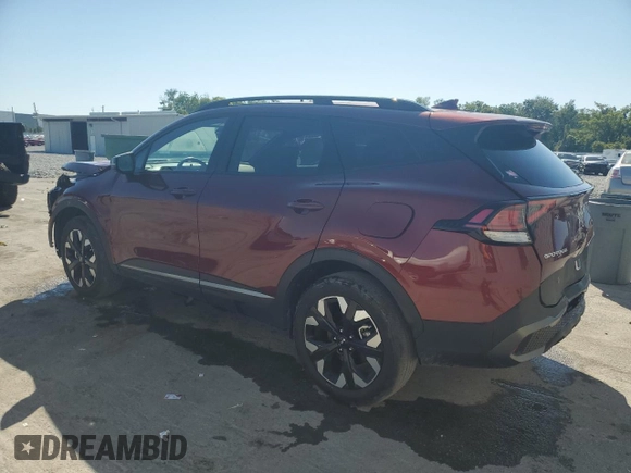 2023 Kia Sportage X-Line with VIN 5XYK6CAF3PG106300, listed as a Copart auction lot 53046135 with 32,627 mi miles and Non Repairable. Bid and sale history available at carsss.com. Image 2.