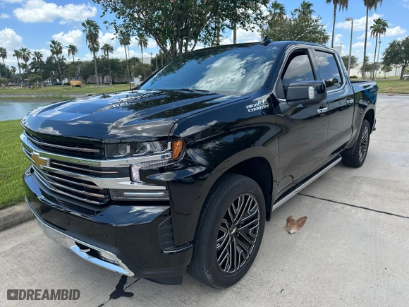 2022 Chevrolet Silverado 1500 LTD High Country with VIN 1GCUYHEL1NZ168406, listed as a Copart auction lot 88284025 with 47,507 mi miles and Clean Title. Bid and sale history available at carsss.com. Image 2.