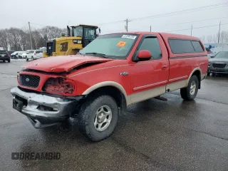 1997 Ford F-150 z VIN 1FTDF18W6VKC01671, wystawiony jako Copart lot #51298725 z przebiegiem 153 988 mil mil oraz Nie do naprawy • Non repairable. Historia ofert i sprzedaży dostępna na DreamBid. Obrazek 1.