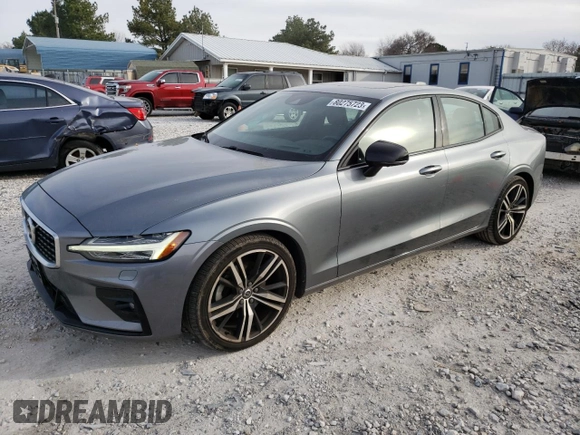 2019 Volvo S60 R-Design with VIN 7JR102FM8KG005114, listed as a Copart auction lot 80275723 with 49,359 mi miles. Bid and sale history available at carsss.com. Image 1.