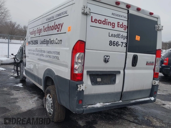 2017 Ram ProMaster Cargo with VIN 3C6TRVAG0HE520740, listed as a IAAI auction lot 41379961 with Not Provided miles and . Bid and sale history available at DreamBid. Image 3.