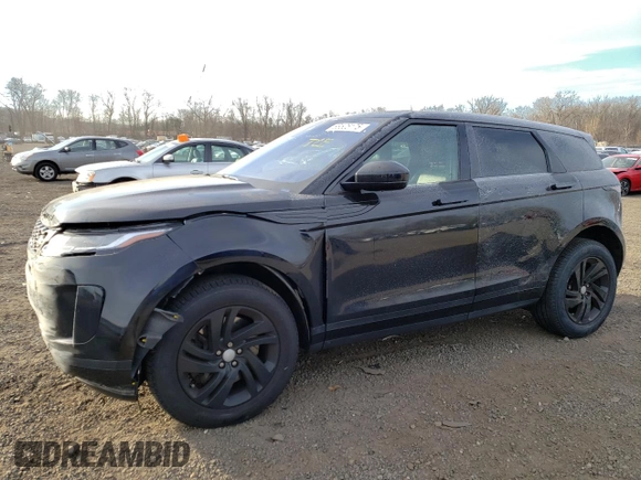 2020 Land Rover Range Rover Evoque S with VIN SALZJ2FX7LH059081, listed as a Copart auction lot 88505175 with 83,679 mi miles and Salvage Title. Bid and sale history available at DreamBid. Image 1.