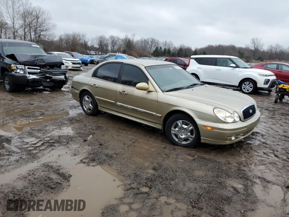 2003 Hyundai Sonata with VIN KMHWF25S03A806154, listed as a Copart auction lot 42791435 with 194,357 mi miles and Salvage Title. Bid and sale history available at carsss.com. Image 4.