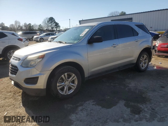2017 Chevrolet Equinox LS with VIN 2GNALBEK1H1524489, listed as a Copart auction lot 46177015 with 143,742 mi miles and Salvage Title. Bid and sale history available at carsss.com. Image 1.