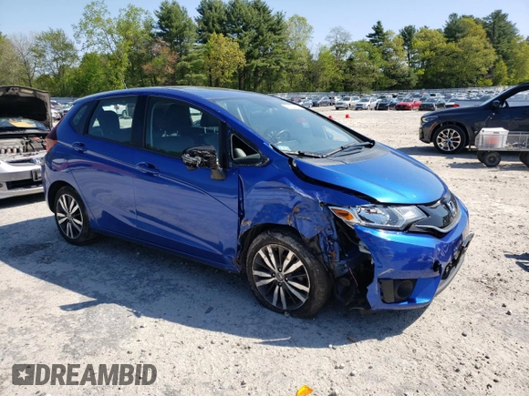 2015 Honda Fit EX-L z VIN 3HGGK5H89FM760581, wystawiony jako Copart lot #56134155 z przebiegiem 69 236 mil mil oraz Czysty tytuł • Clean title. Historia ofert i sprzedaży dostępna na DreamBid. Obrazek 4.