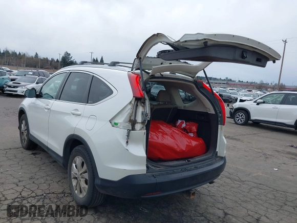 2012 Honda CR-V EX-L with VIN 5J6RM4H71CL078546, listed as a IAAI auction lot 41637472 with 165,377 mi miles. Bid and sale history available at carsss.com. Image 3.