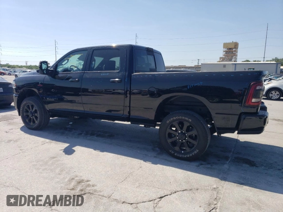 2024 Ram 2500 Laramie with VIN 3C6UR5FLXRG364108, listed as a Copart auction lot 53536345 with 1,990 mi miles and Salvage title. Bid and sale history available at DreamBid. Image 2.