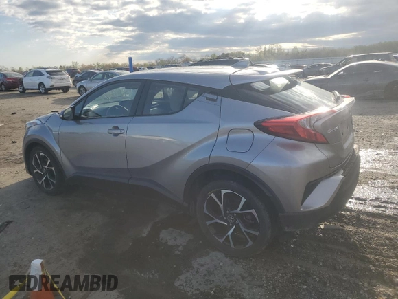 2019 Toyota C-HR XLE with VIN NMTKHMBX1KR087246, listed as a Copart auction lot 52093145 with 51,457 mi miles and Salvage Title. Bid and sale history available at carsss.com. Image 2.