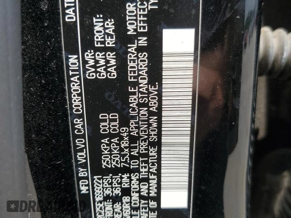 2014 Volvo XC90 with VIN YV4952CZ5E1699221, listed as a Copart auction lot 56761065 with 208,012 mi miles and Clean title. Bid and sale history available at DreamBid. Image 13.