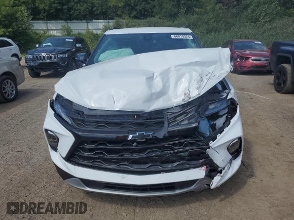 2024 Chevrolet Blazer LT with VIN 3GNKBJRS2RS144935, listed as a Copart auction lot 68019324 with Not provided miles and Salvage title. Bid and sale history available at DreamBid. Image 5.