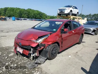 2018 Toyota Prius Two with VIN JTDKARFU5J3553909, listed as a Copart auction lot 62057285 with Not provided miles and Salvage title. Bid and sale history available at DreamBid. Image 1.