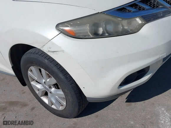 2011 Nissan Murano SV with VIN JN8AZ1MW1BW186845, listed as a IAAI auction lot 41781602 with 200,547 mi miles. Bid and sale history available at carsss.com. Image 14.